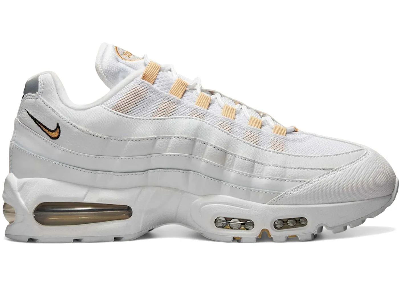 Thermoplastic Stability Frame Nike Air Max 95 OG Big Bubble White Team Gold