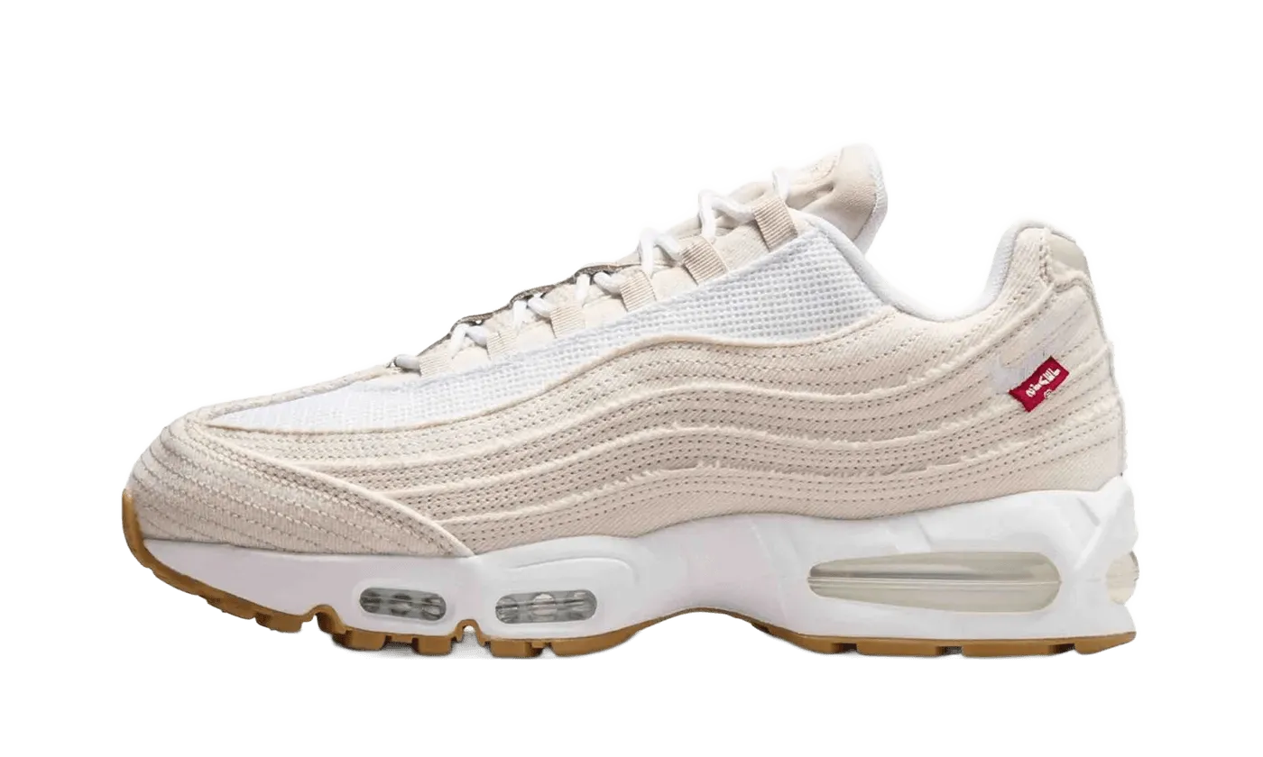 Easy to Wear Slip Resistant Grooves Nike Air Max 95 OG Levis Light Orewood Brown