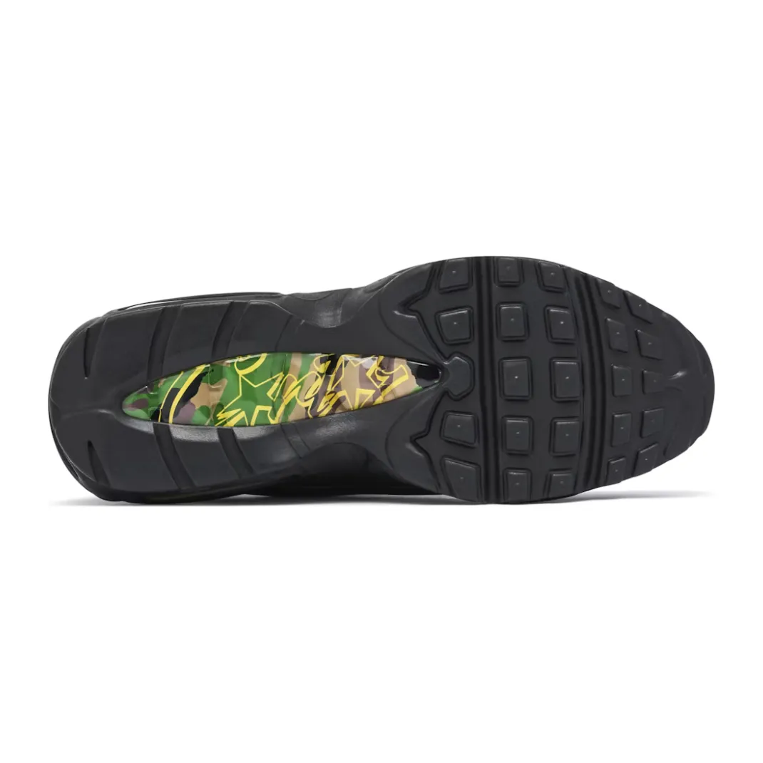 colorful running shoes Grip Control Nike Air Max 95 SP Corteiz Gutta Green