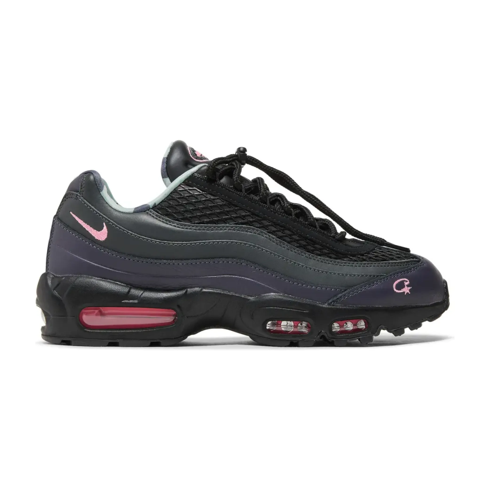 Nike Air Max 95 SP Corteiz Pink Beam flexible fabric shoes