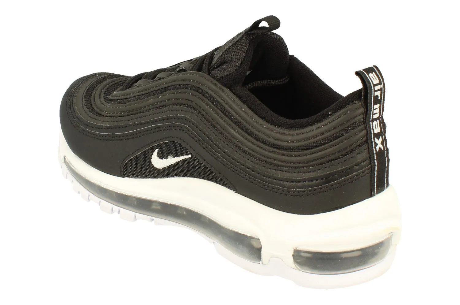 Nike Air Max 97 GS 921522 001 monochrome - design shoes solid colored shoes