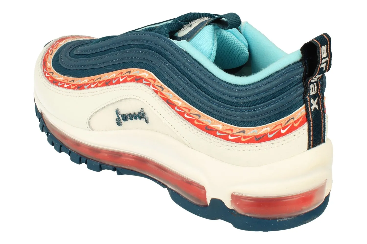buckle closure shoes Comfortable Straps Nike Air Max 97 GS Cq4818 400