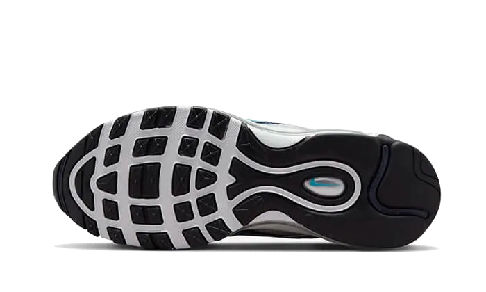 Nike Air Max 97 Metallic Silver Blue Agility Training Stretch Loops