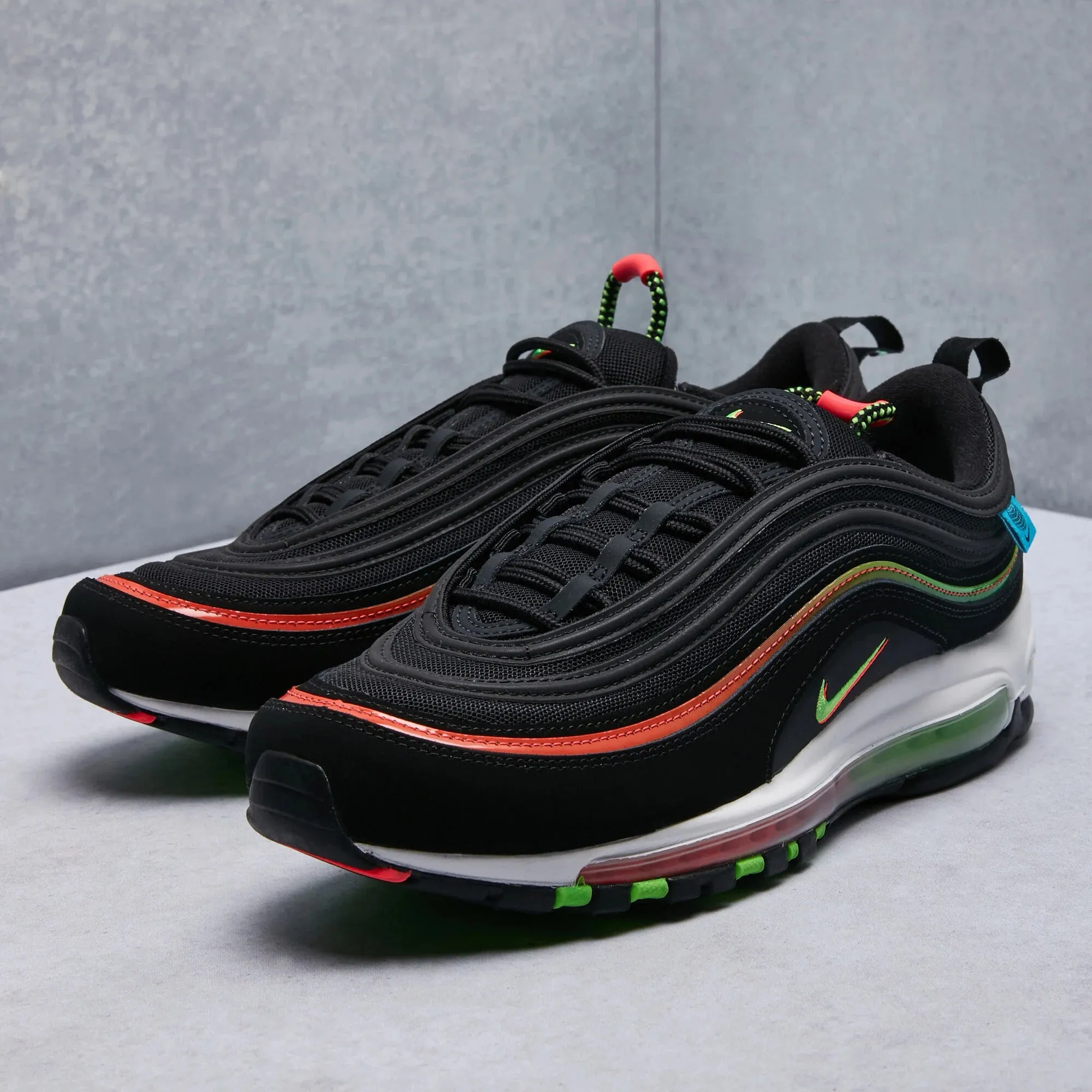 Nike Air Max 97 Worldwide Pack Black Stylish Comfort Flexible Cushioning