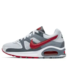 Nike Air Max Command Flex Low-Top White/Grey/Red 844346-009 Padded Ankle Support Stability Post
