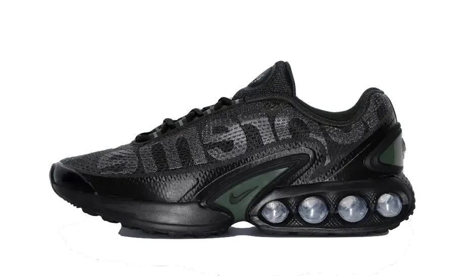 Airflow Channeling Abrasion Resistant Reinforcement Nike Air Max DN Black Supreme