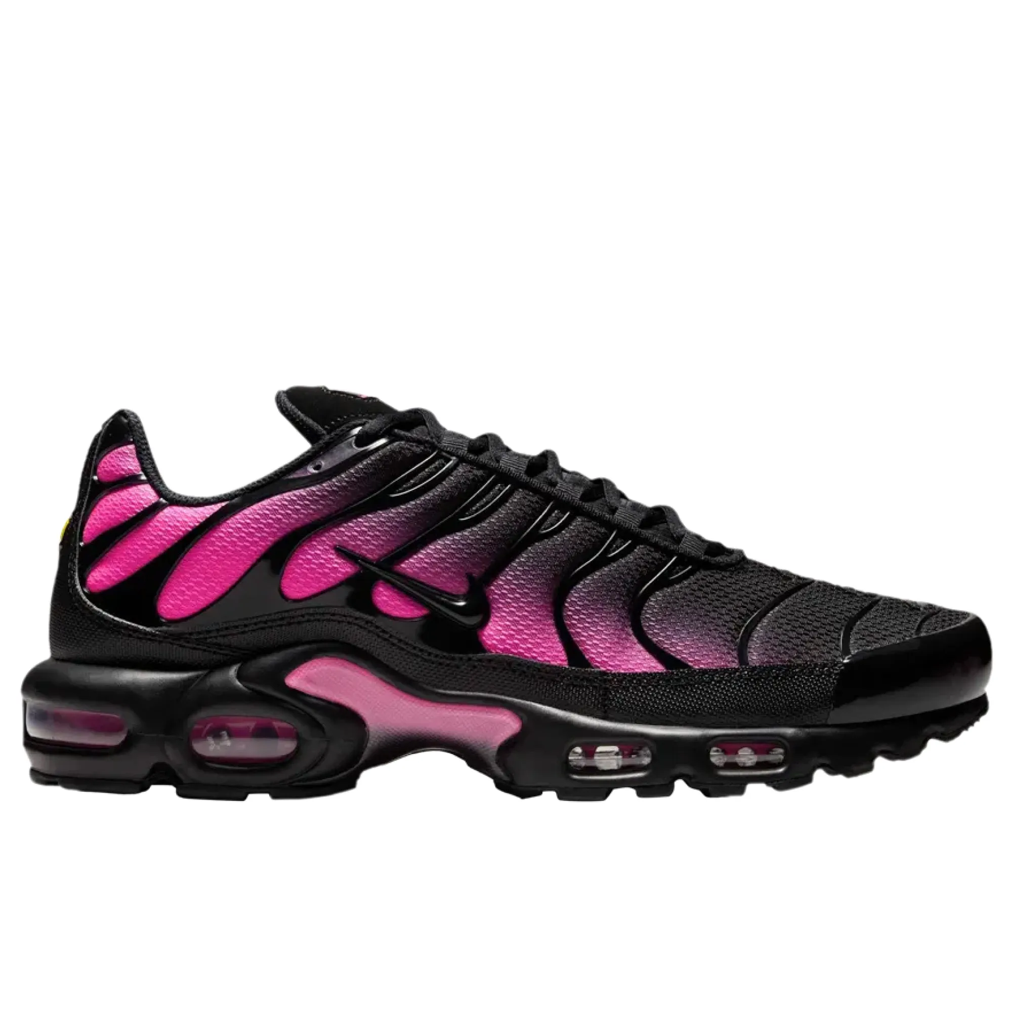 Nike Air Max Plus Black Laser Fuchsia Comfortable Arch trail - suitable
