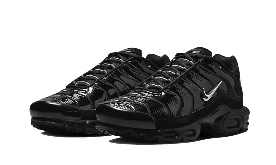 Nike Air Max Plus Black Volt Silver Gym-Friendly
