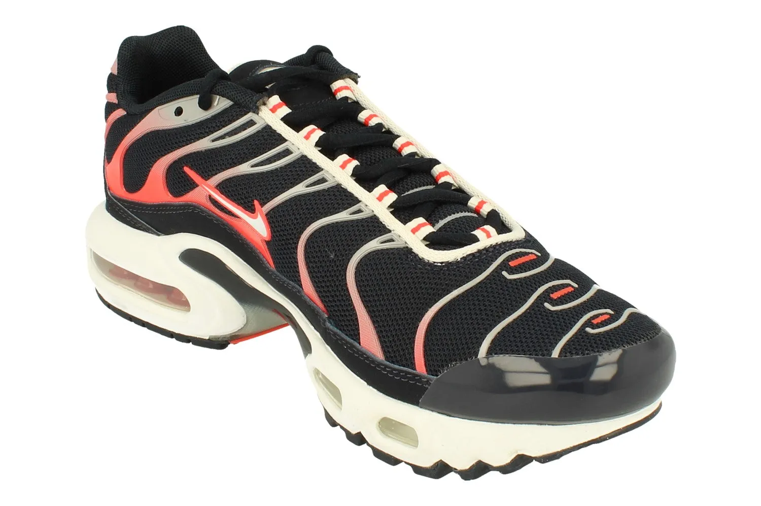 running in a wooden bridge area shoes Happiness Nike Air Max Plus GS Cd0609 408