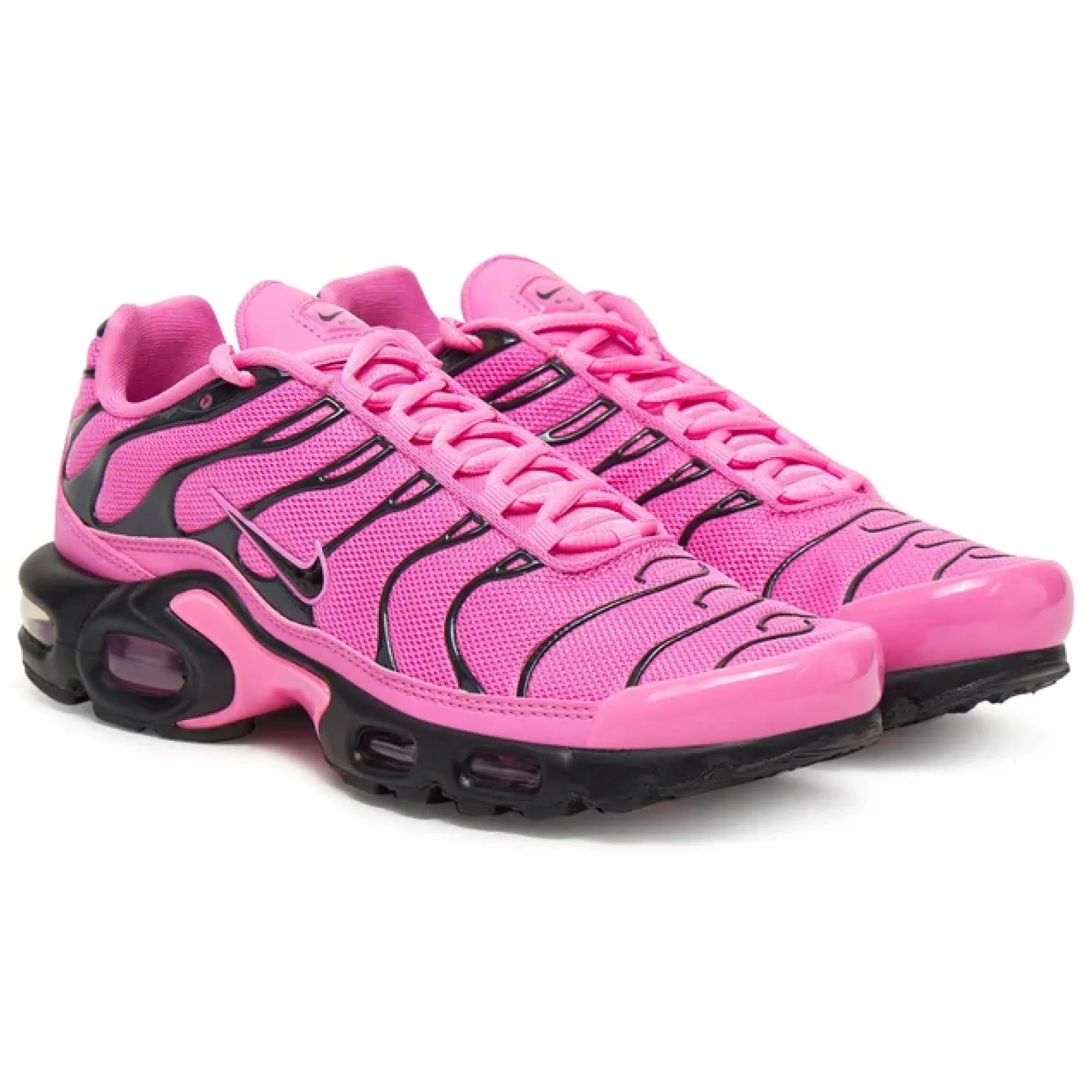 adjustable straps shoes Nike Air Max Plus Pink Black