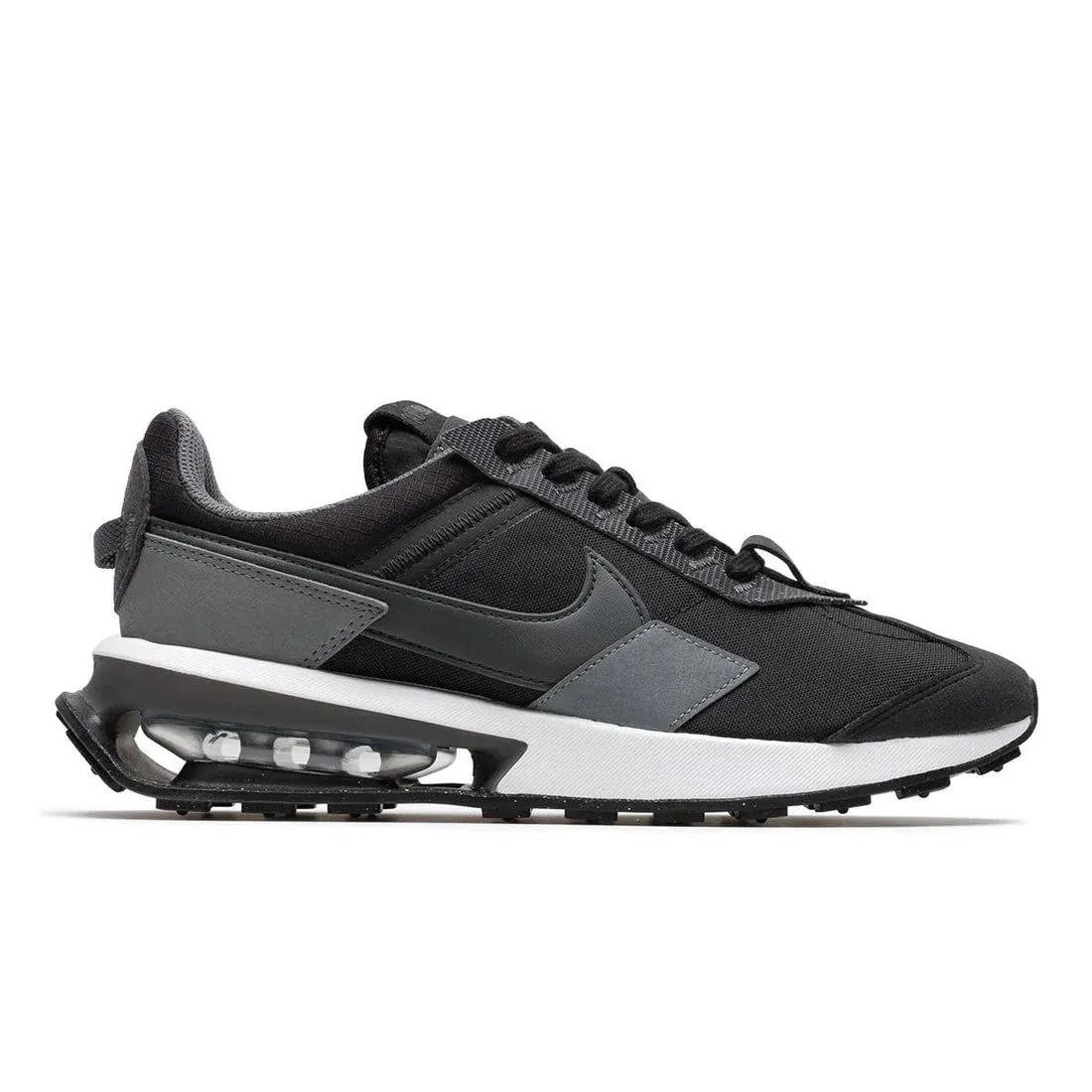 Nike Air Max Pre-Day Black Grey Gusseted Tongue Design
