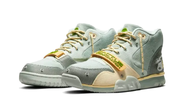 Nike Air Trainer 1 Travis Scott Grey Haze Street Comfort Heat Sealed Reinforcement