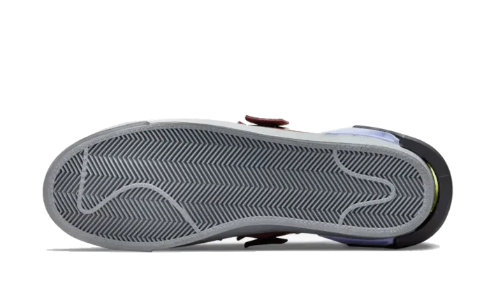 Contoured Footbed Design Agile Walk Nike Blazer Low Acronym Black