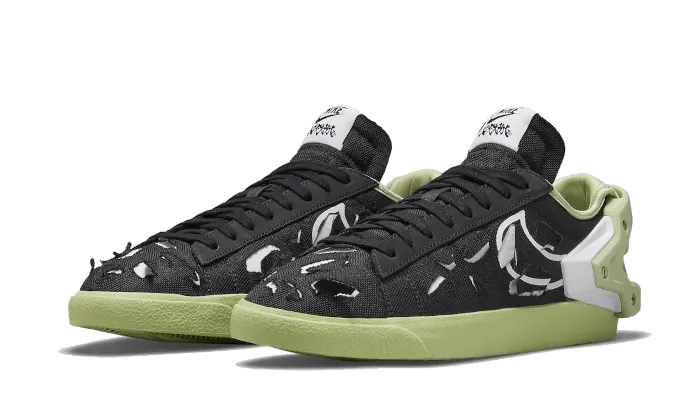 AnkleSupport DurableMaterial Nike Blazer Low Acronym Black
