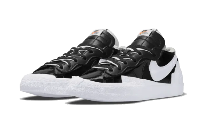 Nike Blazer Low Sacai Black Patent On The Go