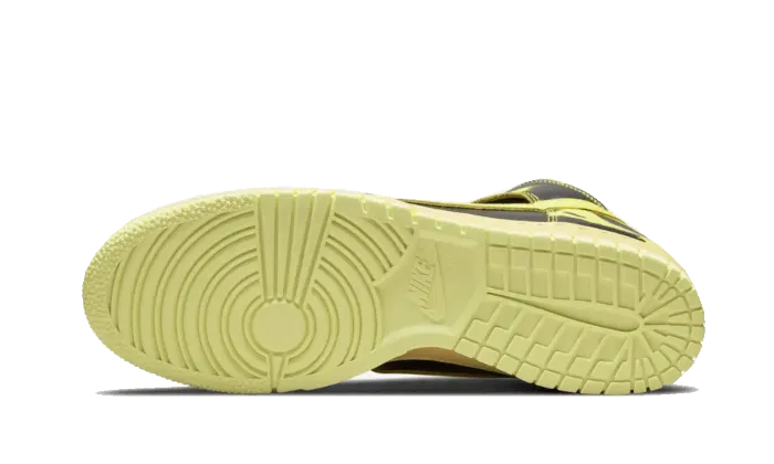 Nike Dunk High 1985 Acid Wash Yellow Secure lacing system