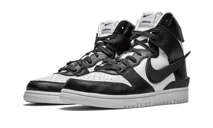 Quick design Durable Outsole Construction Nike Dunk High Ambush Black White