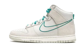 AntiFatigue Stylish Comfort Nike Dunk High First Use Light Bone Green Noise