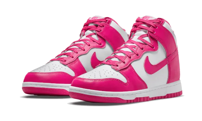 Nike Dunk High Pink Prime Hyper Breathable Upper Anti   Slip Feature