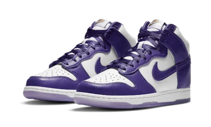 Contoured Heel Cup Nike Dunk High SP Varsity Purple