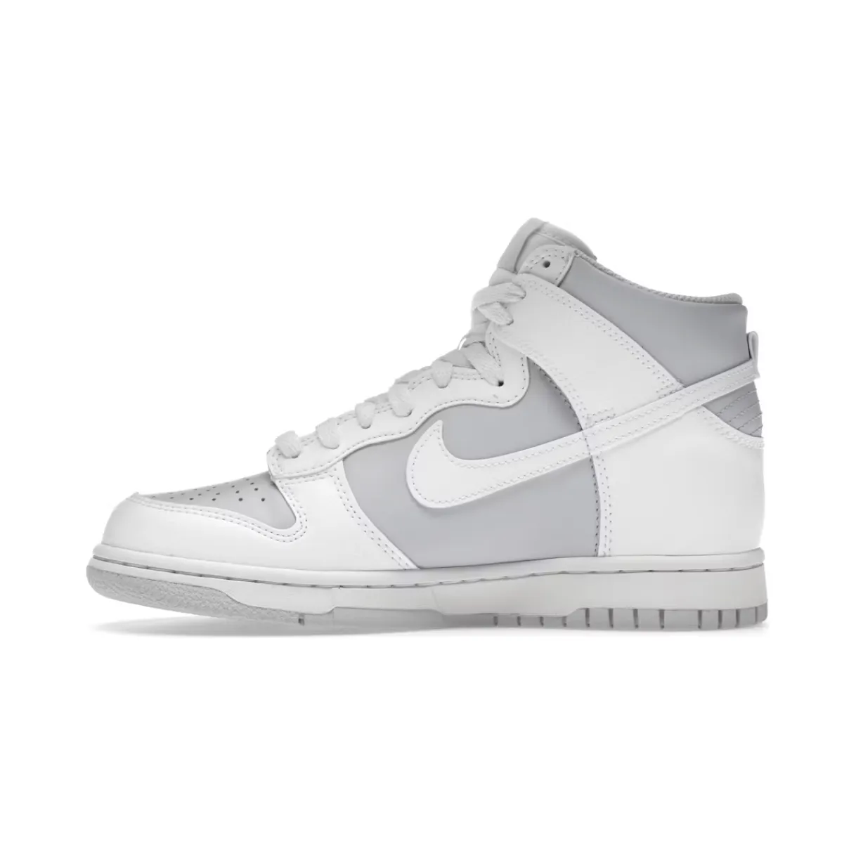 logo - buttoned shoes friendly competition Nike Dunk High Summit White Football Grey (GS)