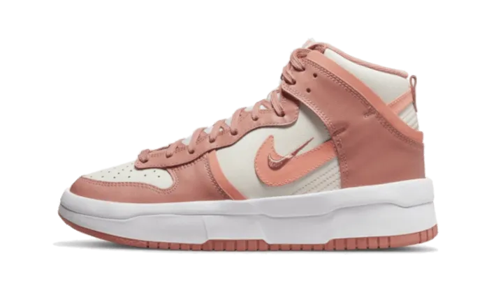 High rebound Elegant Piece Nike Dunk High Up Light Madder Root