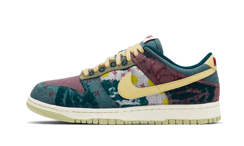 Training Mode Impact Resistant Cushioning Nike Dunk Low Community Garden