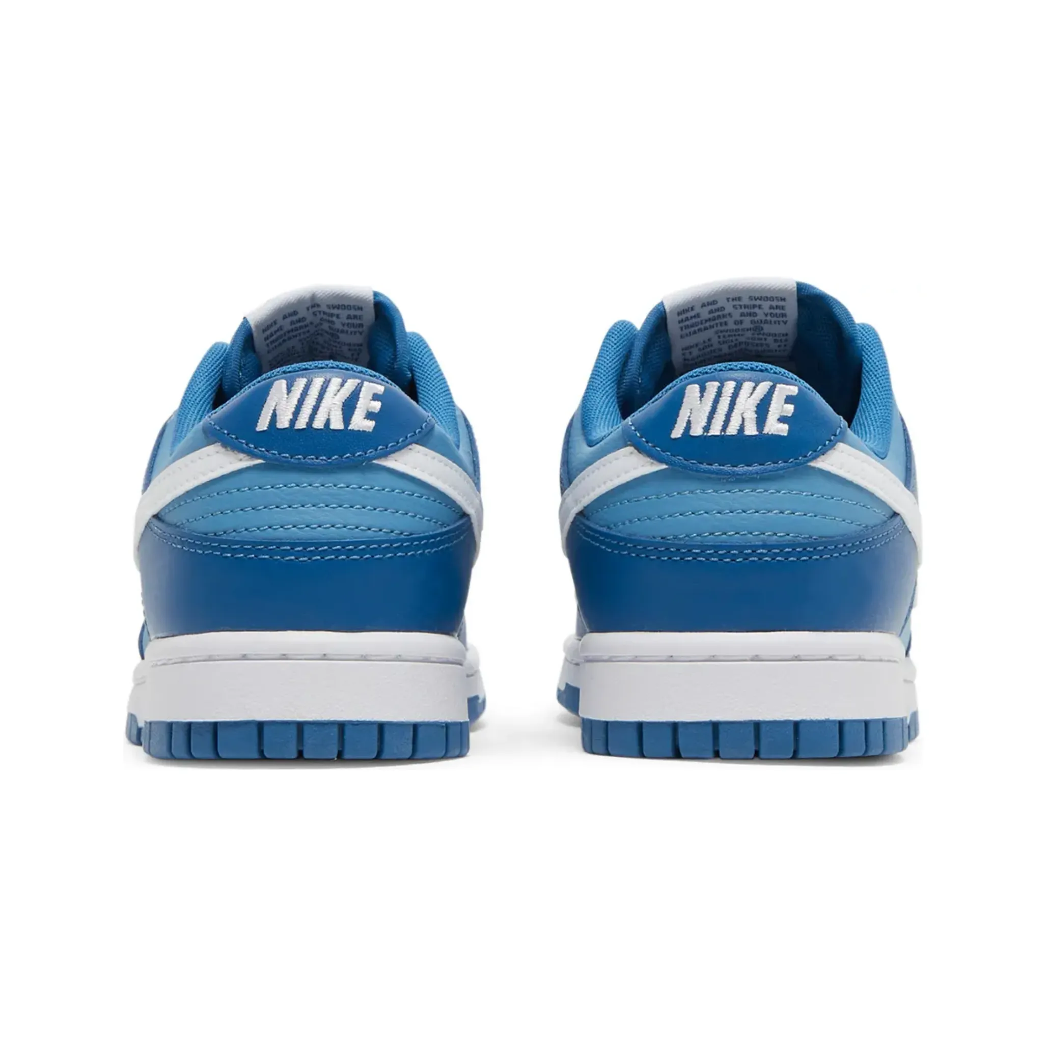 no - name shoes running with a low - top design Nike Dunk Low Dark Marina Blue