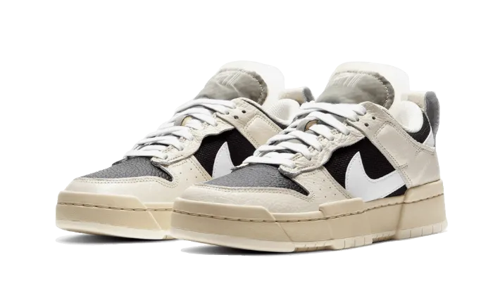 Nike Dunk Low Disrupt Black Pale Ivory foldable Anti   Slip Feature