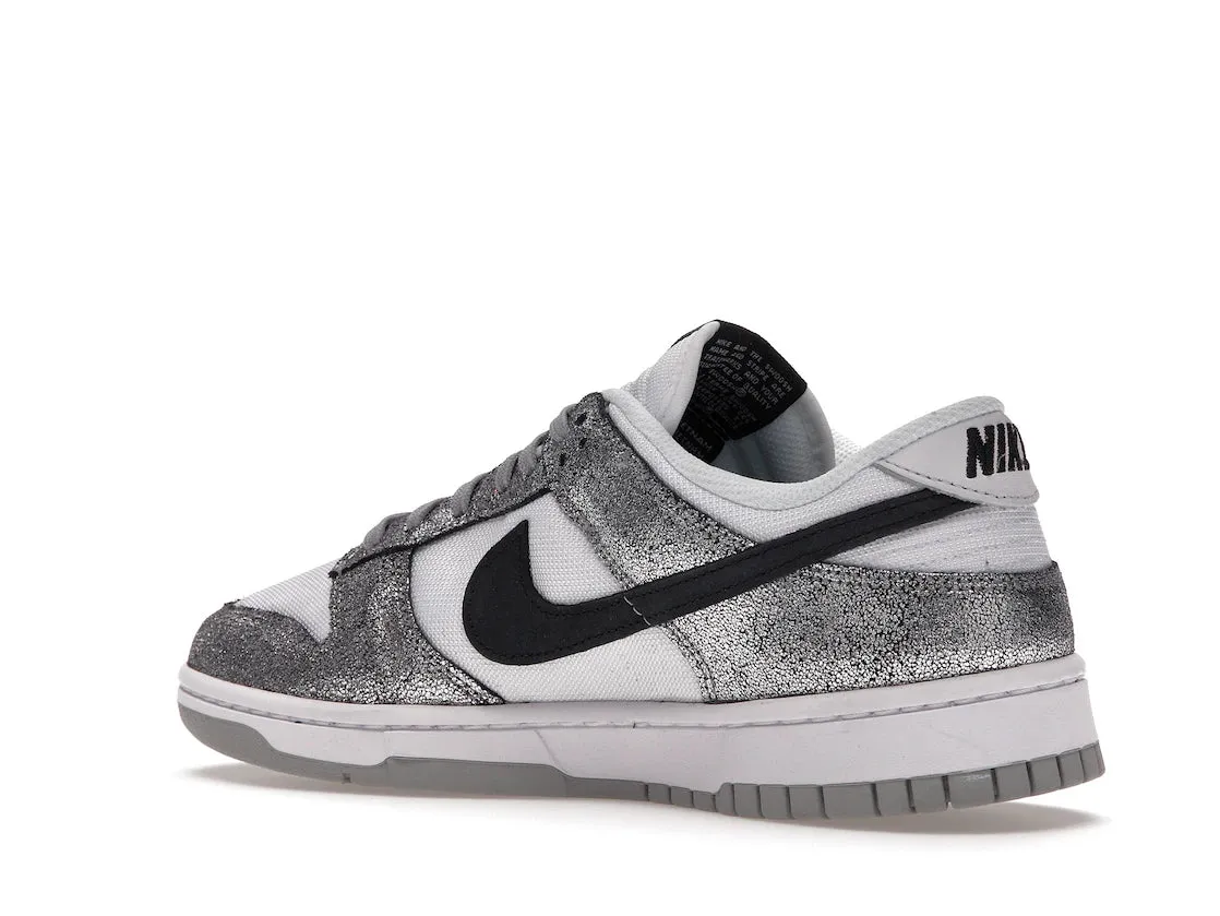 Nike Dunk Low Golden Gals Metallic Silver Heat Sealed Overlays