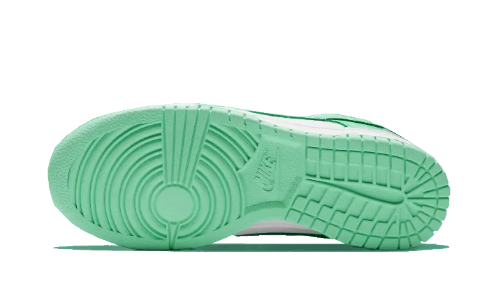 Nike Dunk Low Green Glow Airflow channels