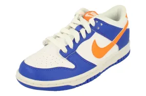 Nike Dunk Low GS Trainers Fn7783 400 vamp Adjustable Laces