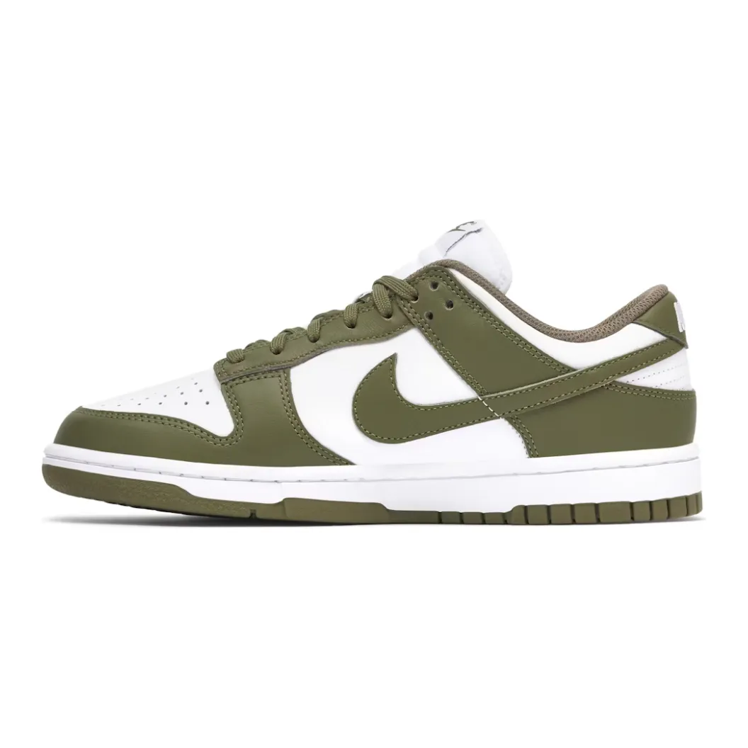 Nike Dunk Low Medium Olive (W) contoured shoes