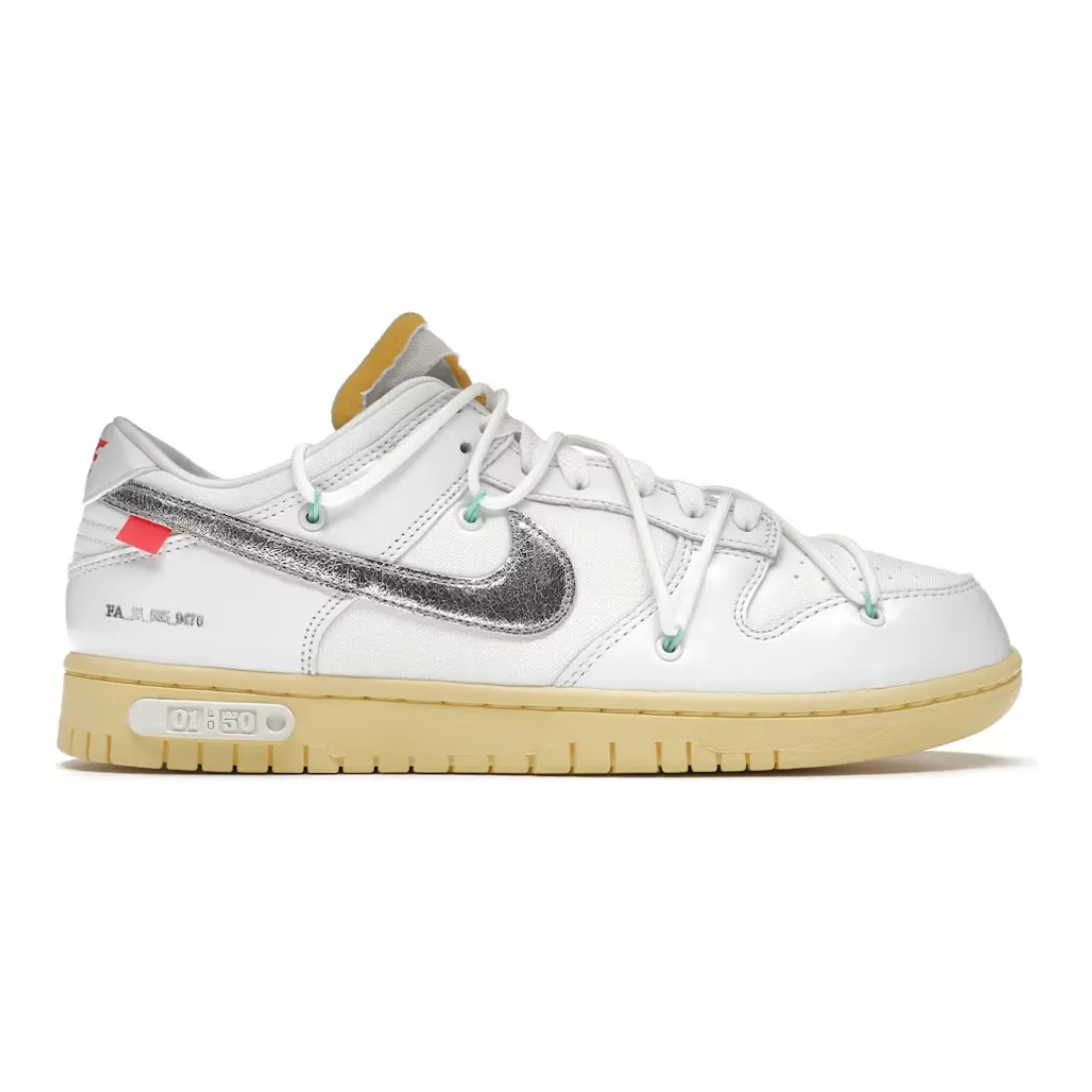 Nike Dunk Low Off-White Lot 1 shock - dispersion running in a cable car area shoes