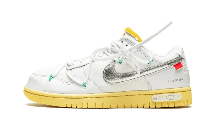Nike Dunk Low Off-White Lot 1 Peak Fit Natural Grip