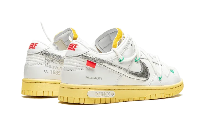 Nike Dunk Low Off-White Lot 1 Neutral Style