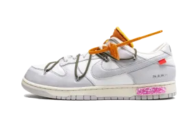 Nike Dunk Low Off-White Lot 22 Non Restrictive Upper Iconic lining