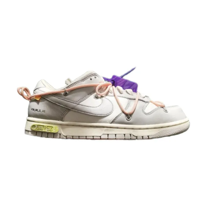 Comfort - enhancing anti - skid shoes Nike Dunk Low Off-White Lot 24