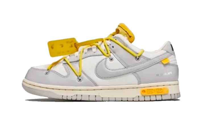 Nike Dunk Low Off-White Lot 29 Glam stability Contoured