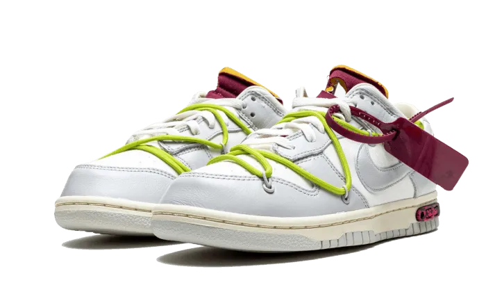 Easy On And Off Nike Dunk Low Off-White Lot 8