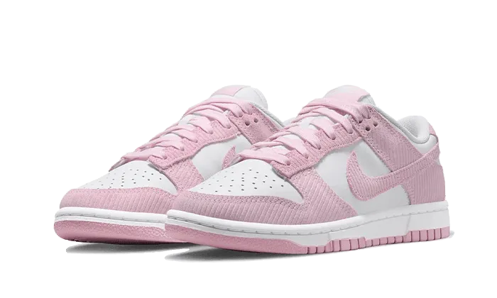 Cushioned Step Dunk Low Pink Corduroy