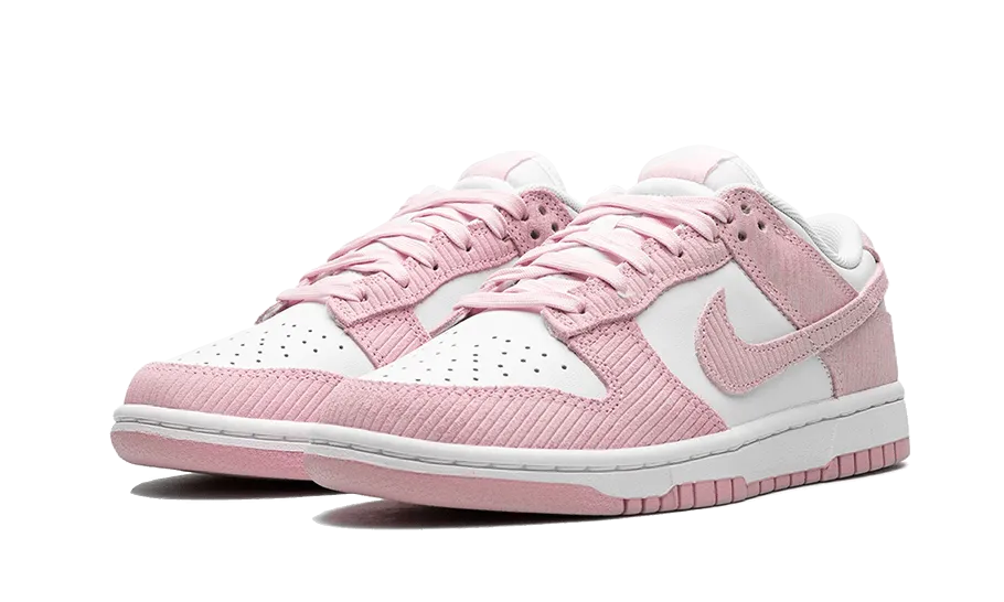 Comfortable Footbed Nike Dunk Low Pink Corduroy