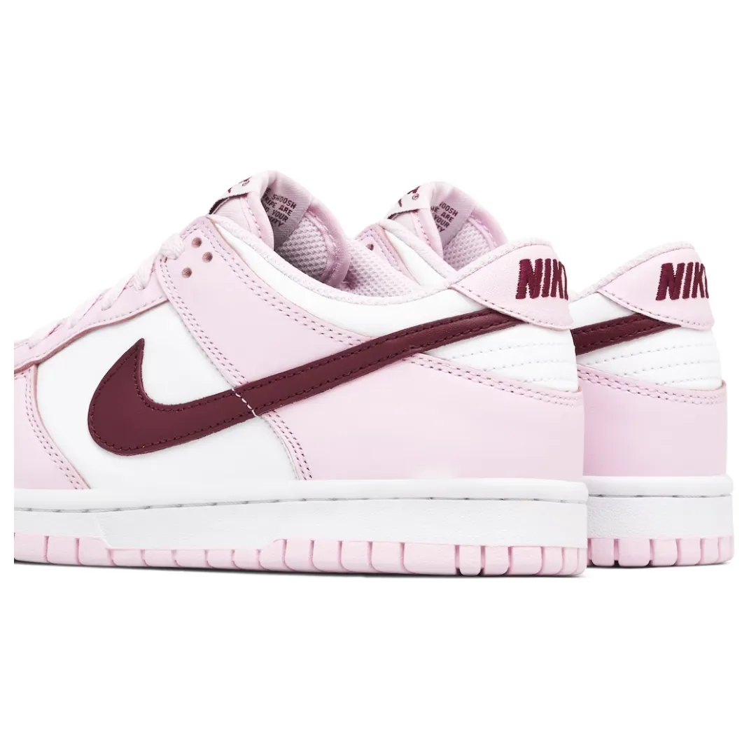 all - season running shoes Nike Dunk Low Pink Red White (GS)
