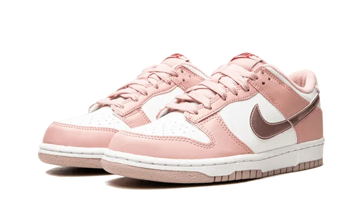 Nike Dunk Low Pink Velvet Spring Walk Adjustable Closure