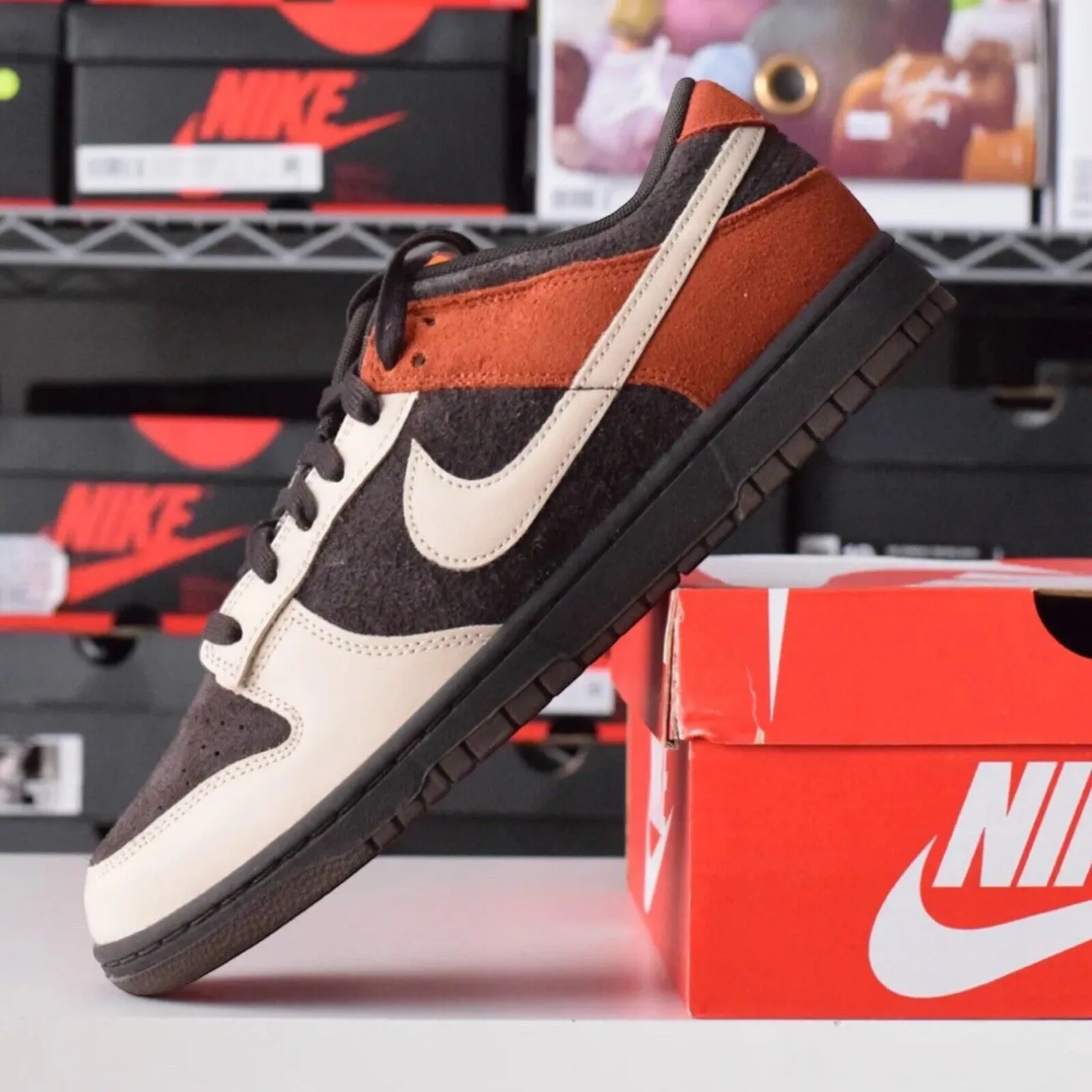 Nike Dunk Low 'Red Panda' Athletic Sneakers