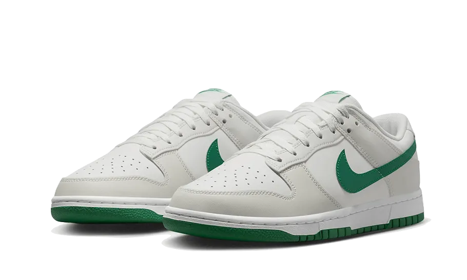 Sock Like Collar Cross Training Sneakers Nike Dunk Low Retro Summit White Malachite