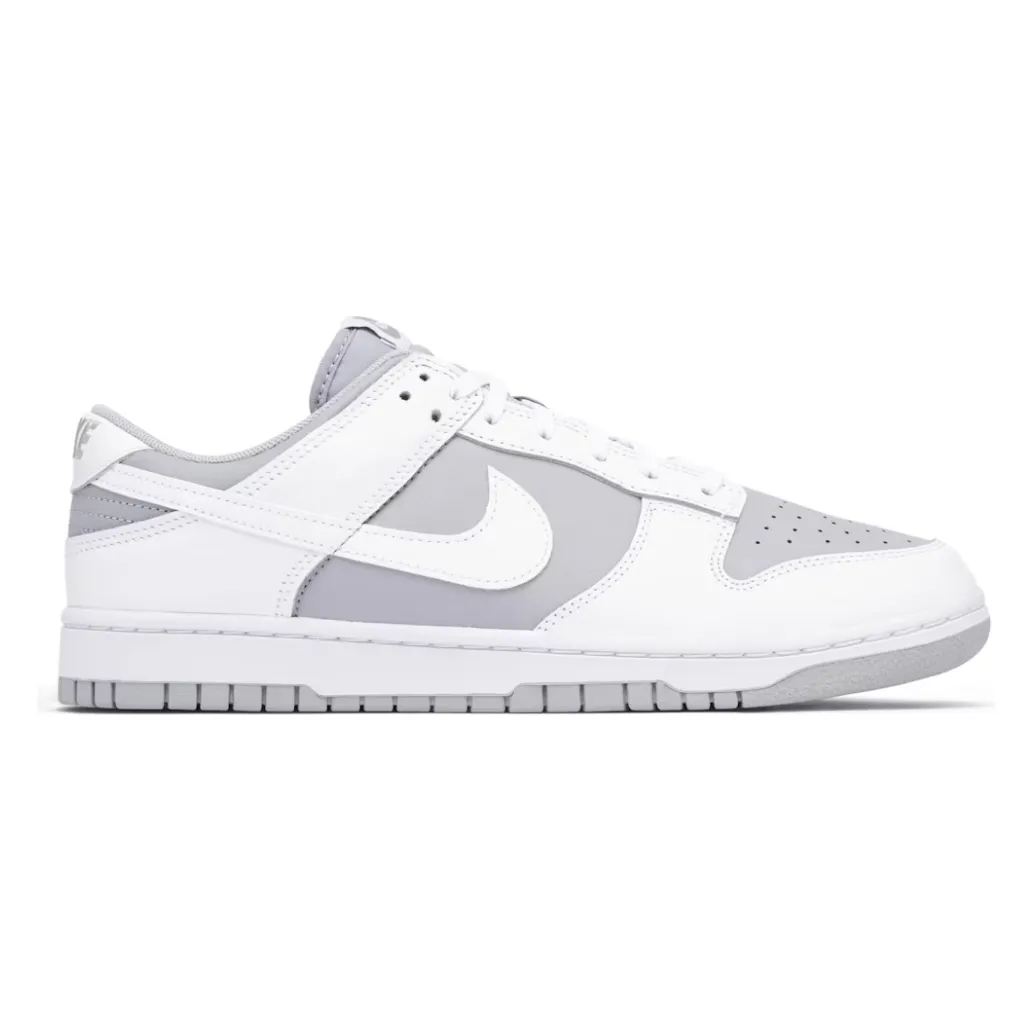 Ventilation - holes Nike Dunk Low Retro White Grey