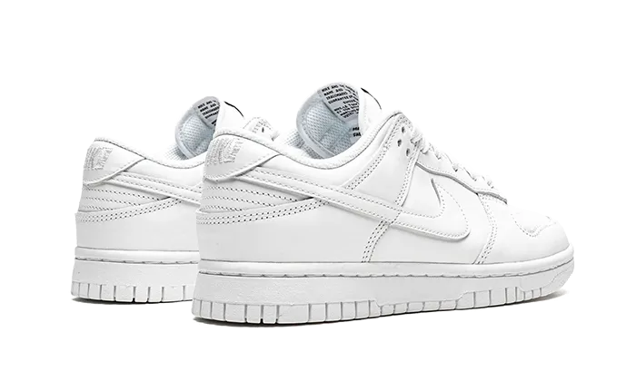 Nike Dunk Low Triple White (2021) Tapered Heel Cup All Use