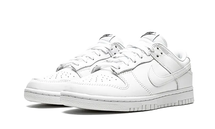 Nike Dunk Low Triple White (2021) Zero Noise