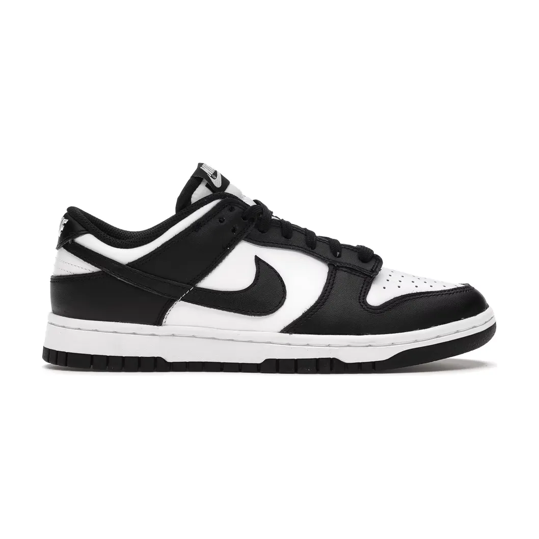Metallic accents Nike Dunk Low White Black (2021) (W)
